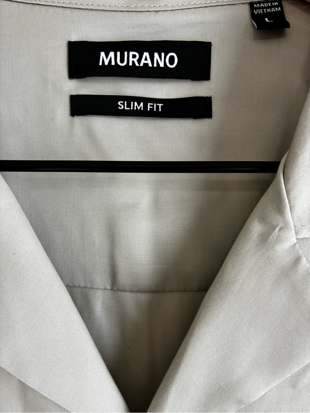 Me a Murano Men’s Light Gray Button-Up Shirt